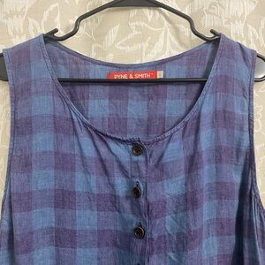Pyne & smith blueberry check XL